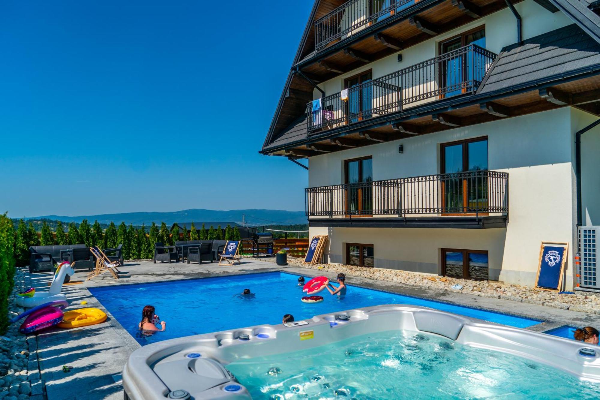 Aparthotel Rabian-Ski Zewnetrzny Basen Oraz Jacuzzi Z Podgrzewana Woda Sala Zabaw I Dmuchaniec Bialka Tatrzanska Luaran gambar
